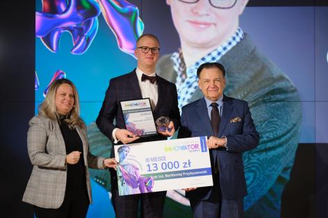 Dr In Bart Omiej Przybyszewski Laureatem Xv Edycji Konkursu Innowator