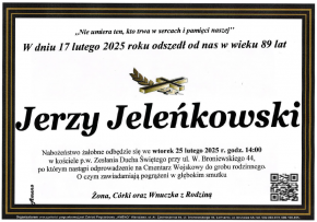 pożegnanie prof. J. Jeleńkowskiego