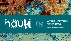 grafika z logo wydziału i Festiwalu Nauki